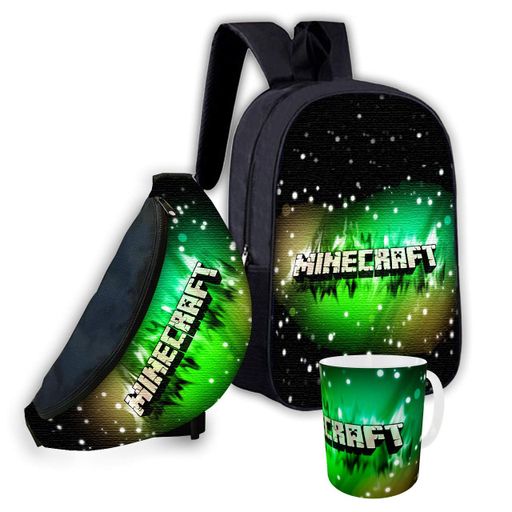 Набір дитячий No Brand Кріпер Minecraft 3 предмети Різнокольоровий (01555) (1808105)