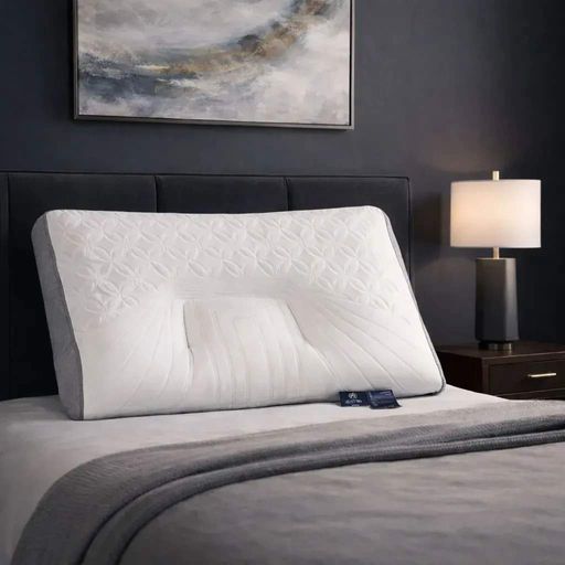 Ортопедична подушка для сну 65х40см, Optimal Sleep / Подушка з ефектом пам'яті / Анатомічна подушка для шиї (1809026)