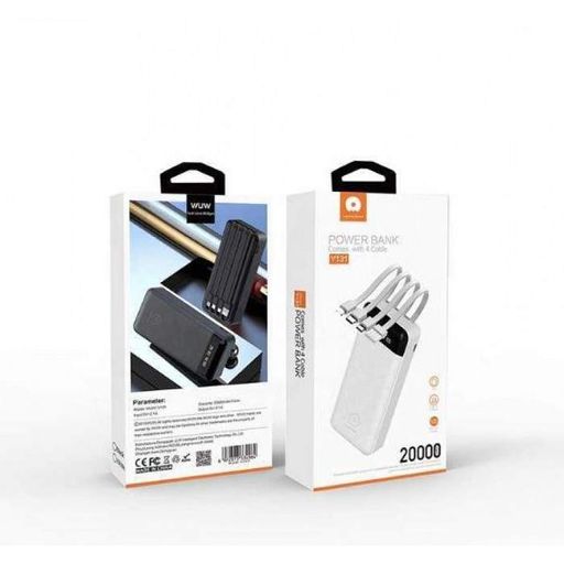 Зовнішній акумулятор WUW Y131 20000mAh White (Y131) (1809366)