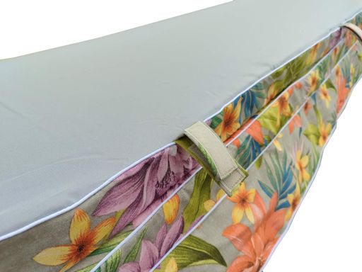 Комплект подушек для качелей eGarden CARIOCA VERDE 170х110х6 зелёный тент 120х200 (1809596)