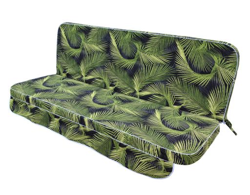Комплект подушок для гойдалки eGarden KENTIA 170x110x6 зелений тент 120х200 (1809602)