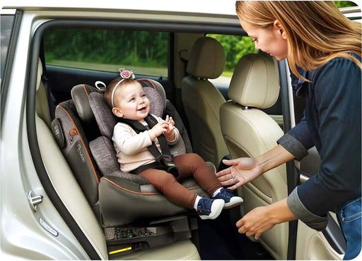 Автокрісло Nukido Prestige Line ISOFIX 0-36 кг, чорно-сіре (1811325)