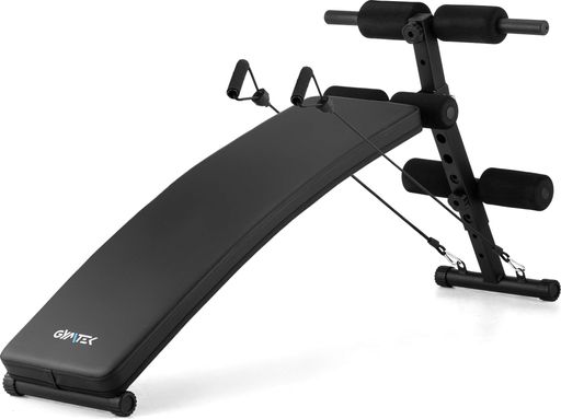 Похила лава для тренувань преса Gymtek XL200 з еспандерами для дому (1812853)