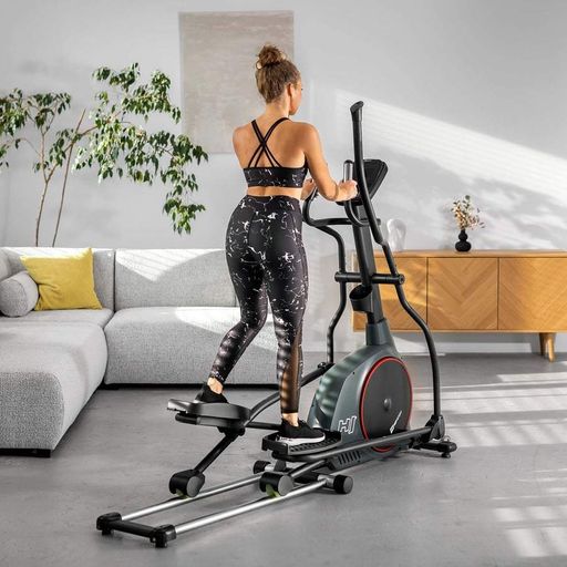 Орбитрек электромагнитный Hop-Sport HS-095CF Prizm черный (1812876)