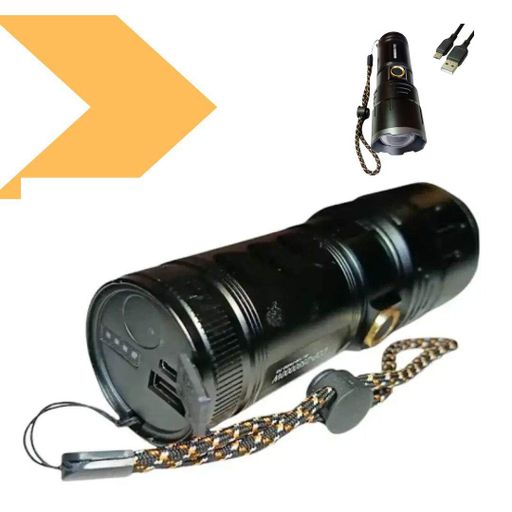 Ручний LED-фонарь з потужністю 3000 люмен Bailong BL-106 FM30-TG (49595-BL 106 FM30-TG_363) (1813805)