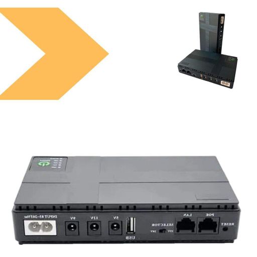 UPS Power Bank для роутерів і відеокамер XPRO DC1018P 5V/9V/12V+USB 10400mAh (45685-_785) (1814094)