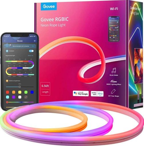 Розумний чушуйчастий гнучкий LED Neon RGB неонова стрічка 5 метрів від USB XPRO (47730-16_428) (1815009)