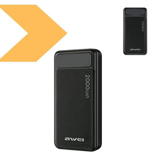 Power Bank AWEI P107K 20000mAh 22.5W (47190-P107K_931) (1815110)