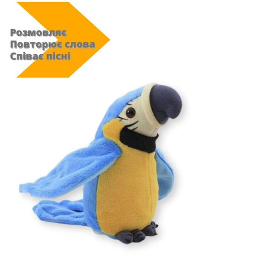 Электронный говорящий попугай Parrot Talking синий (WM-4193_274) (1815123)