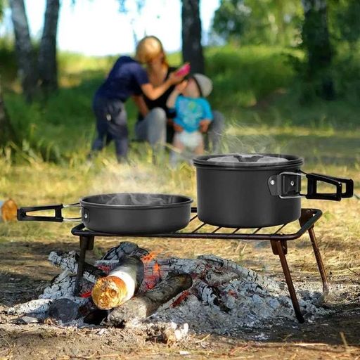 Набір туристичного посуду стійкий до корозії та подряпин XPRO GL-C31 (234575501_610) (1815163)