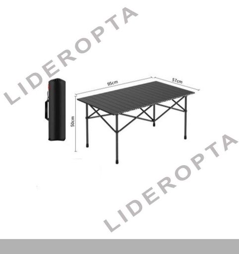 Складной стол XPRO STD-12 черный, металлический в чехле D950*Ш570*В500мм (49233-STD-12_622) (1815178)