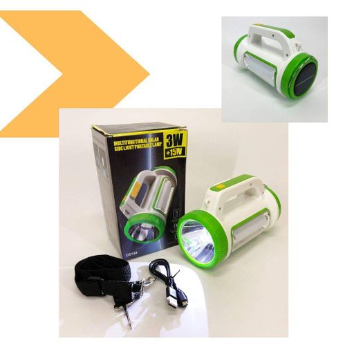 Кемпінговий ліхтар із сонячною панеллю, повербанк XPRO 5158-led-cob (47120-5158_211) (1815370)