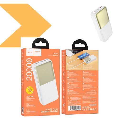 Power Bank HOCO J136A 20000mAh 22.5W (47207-J136A_628) (1815378)