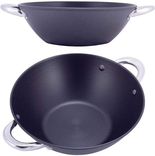 Казан чавунний "Wok" 3.6л, з антипригарним покриттям і аромо-кришкою (1815407)