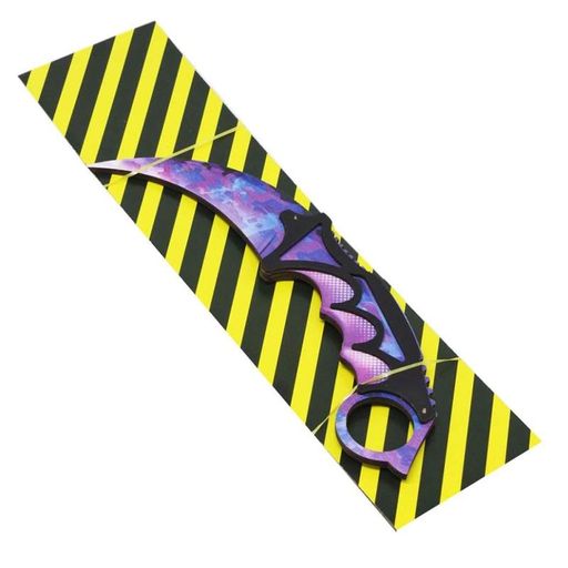 Ніж дерев'яний сувенірний "so-2 Керамбіт Purple Camo" So2carpc (1815578)
