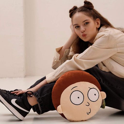 Декоративна подушка Морті Rick and Morty м'яка іграшка для фанатів мультфільму (558511) (1818948)
