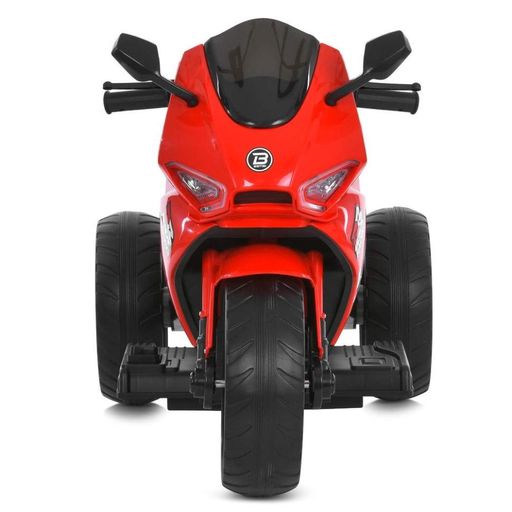 Дитячий електромобіль мотоцикл Bambi Racer червоний до 30 кг для дітей від 3 років 2 мотори 35W електро транспорт (562269) (1820331)