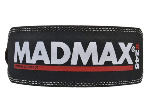 Пояс для тяжелой атлетики MadMax кожаный XL черный (656188) (1825895)