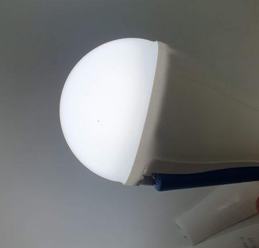 Светодиодная LED лампа аккумуляторная (съемный 18650) автономная аварийная 15W лампочка цоколь E27 UKC 8441 комплект 3шт (1828080)
