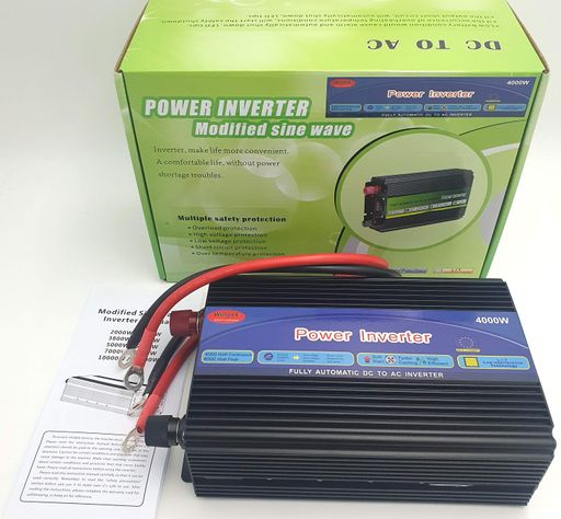 Авто инвертор 12V-220V 4000W преобразователь напряжения WimpeX 12в-220в 4000Вт (1828376)