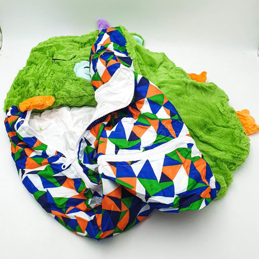Детский спальный мешок 130*50см игрушка подушка 50*40 2в1 на молнии Sleeping Bag UKC Дракон (1829679)
