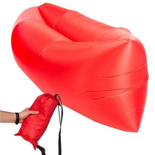 Диван надувной с подушкой лежак кресло 150х70см подушка 70х30см UKC AIR Sofa 4 красный (1830153)