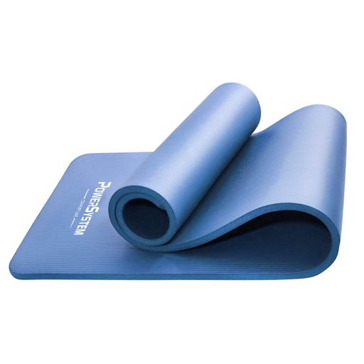 Килимок для йоги та фітнесу Power System PS-4017 NBR Fitness Yoga Mat Plus Blue (180х61х1) (1830213)