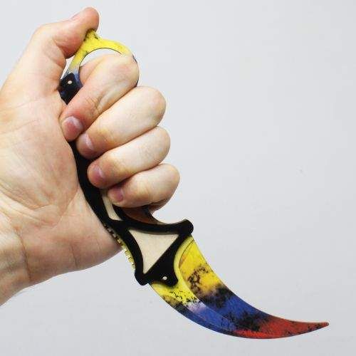 Сувенир-Декор Ніж Керамбіт з CSGO (Marble fade) (160442) (1837814)