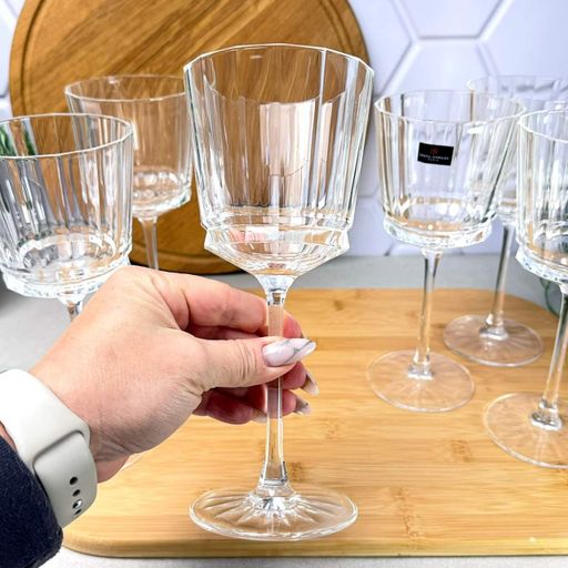 Набор бокалов из хрустального стекла 250 мл 6 шт Cristal D`Arques Macassar (1843673)