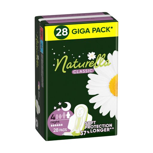 Гигиенические прокладки NATURELLA Classic Night, размер 4, 28 шт