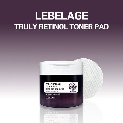 Тонер-пады для лица Lebelage Truly Retinol Toner Pad, 160 мл