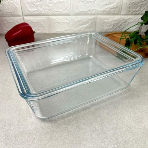 Прямоугольная форма для духовки 2.6 л с уплотнителем PYREX Pure Glass (1845162)