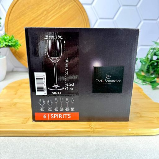 Набор рюмок на высокой ножке 65 мл 6 шт C&S Spirits (1845652)