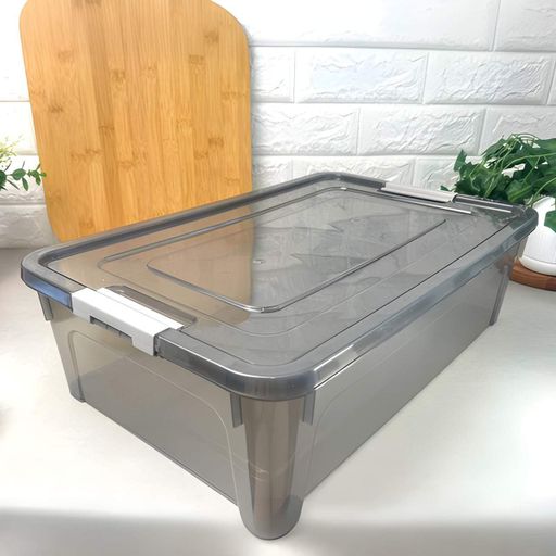 Пластиковий контейнер із кришкою для зберігання Какао 14 л Smart Box (1846574)