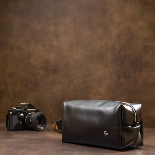 Мужская кожаная косметичка GRANDE PELLE 21х11х9 см CL0050563 (1848053)