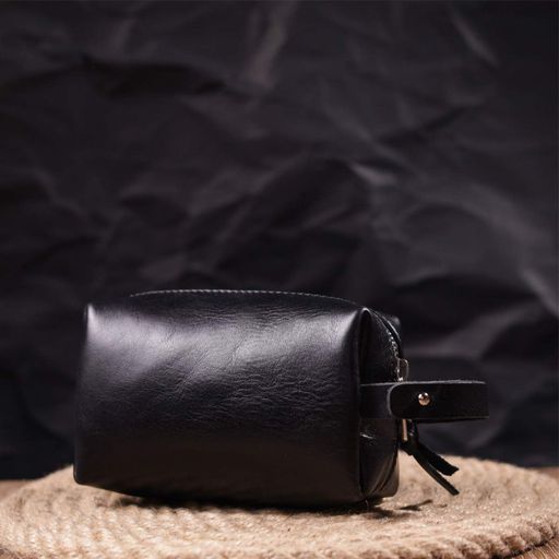 Чоловіча шкіряна косметичка GRANDE PELLE 15х8х7 см CL0050566 (1848149)