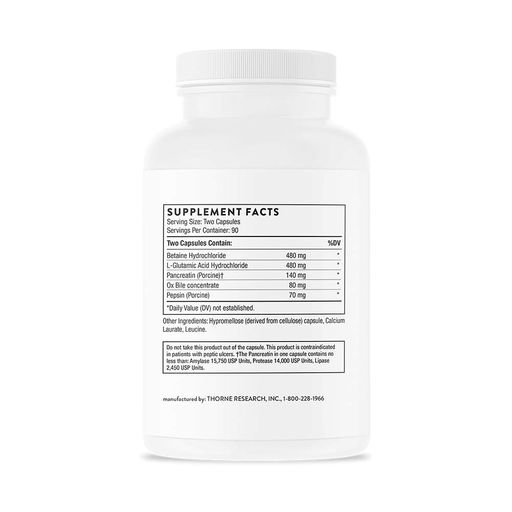 Натуральна добавка Advanced Digestive Enzymes, 180 капсул Thorne CL0078791 (1850697)