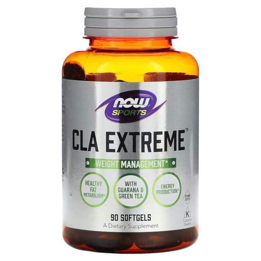 Жироспалювач Sports CLA Extreme, 90 капсул NOW CL0079707 (1850882)