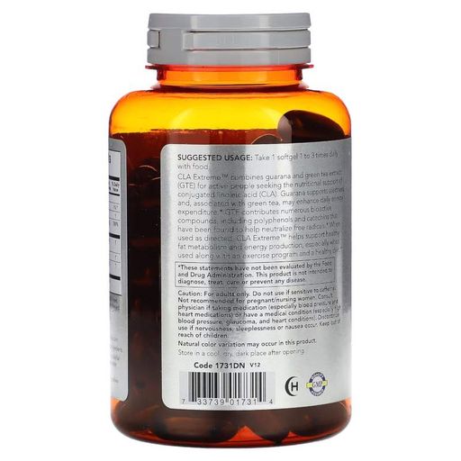 Жироспалювач Sports CLA Extreme, 90 капсул NOW CL0079707 (1850882)