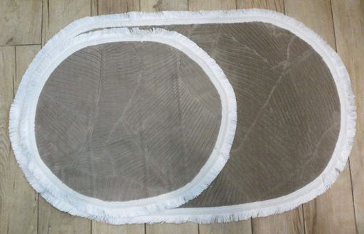 Набір килимків для ванної кімнати, 2 шт. Carpet One 100х63 см(60х40 см) CL0140257 (1852012)
