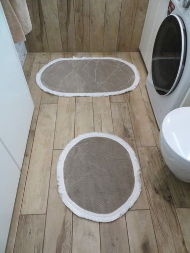 Набір килимків для ванної кімнати, 2 шт. Carpet One 100х63 см(60х40 см) CL0140257 (1852012)