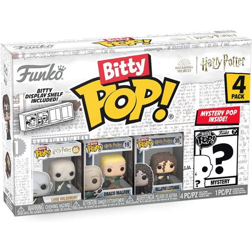 Набор подарочных POP (Bitty): Harry Potter - Voldemort 4PK Funko CL0165230 (1853496)