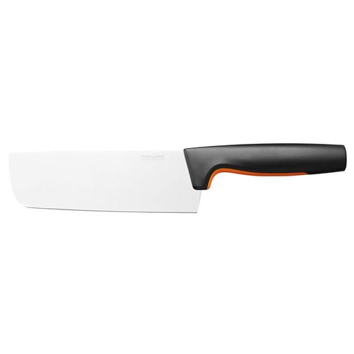 Кухонний ніж поварський Nakiri Functional Form, 15.8см, нержавіюча сталь, пластик, чорний FISKARS CL0168323 (1853784)
