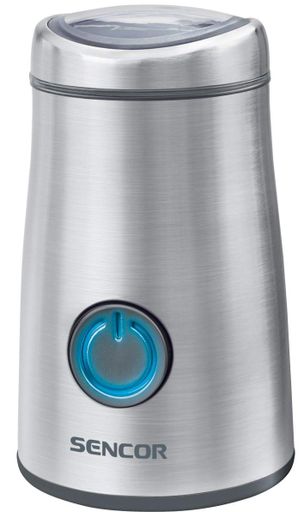 Кофемолка жернова 150Вт, объем зерен-50г, нерж.сталь Sencor CL0170539 (1853813)