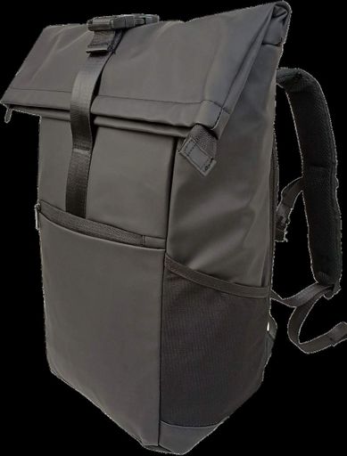 Прогумований молодіжний рюкзак 18L Rolltop-Rucksack чорний LS CL0186812 (1854843)