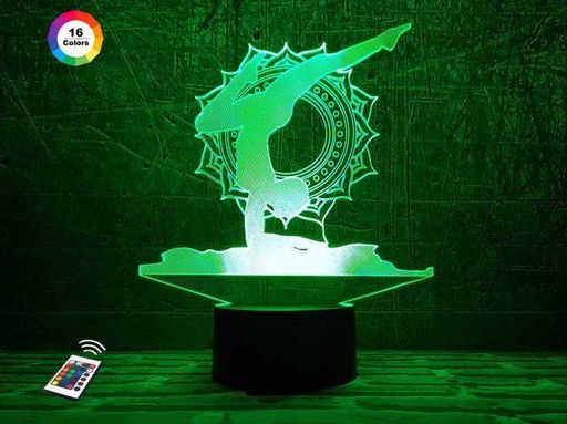 Ночник-светильник 3D "Йога 2" 3DTOYSLAMP 21х18 см CL0028048 (1854875)