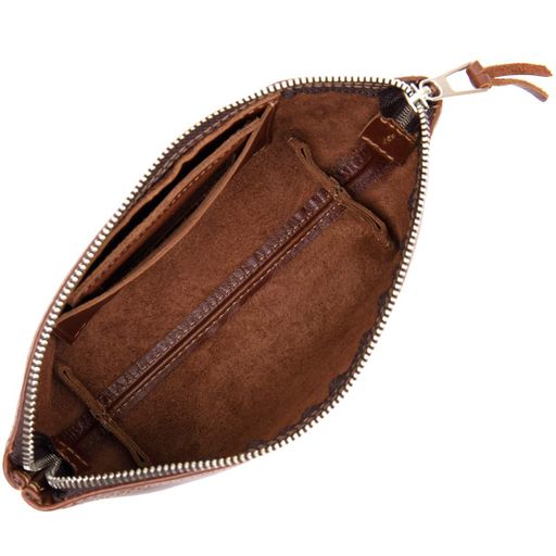 Женская кожаная косметичка GRANDE PELLE 23х10х7 см CL0044747 (1855770)