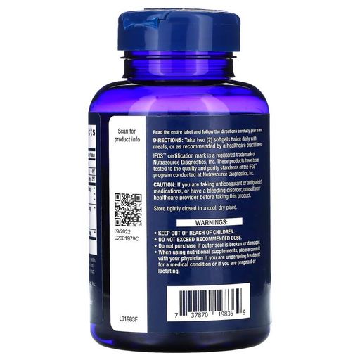 Жирные кислоты Super Omega-3, 60 капсул Life Extension CL0075969 (1855866)
