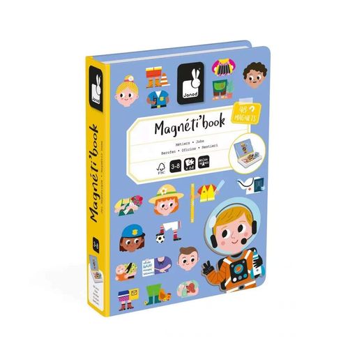 Магнитная книга Профессии 65эл Janod CL0164548 (1856341)