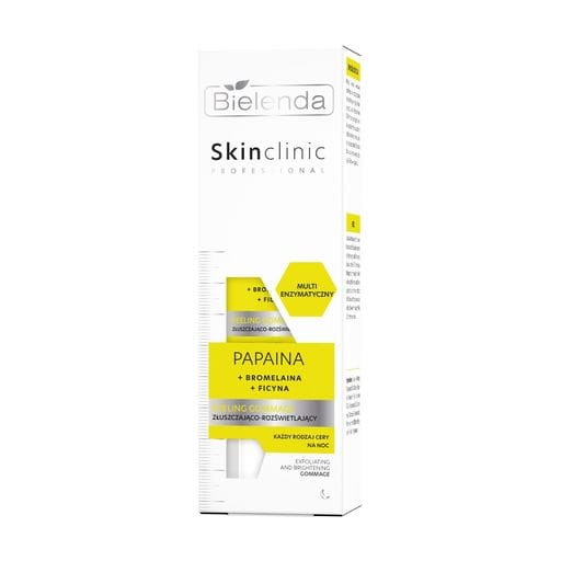 Осветляющий пилинг-гомаж для лица Bielenda Skin Clinic Professional Exfoliating & Brightening Gommage, 40 г